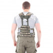 Жилет-основа KE Tactical Скорпион на MOLLE с застежкой на молнию и фастекс multicam