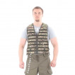 Жилет-основа KE Tactical Скорпион на MOLLE с застежкой на молнию и фастекс multicam