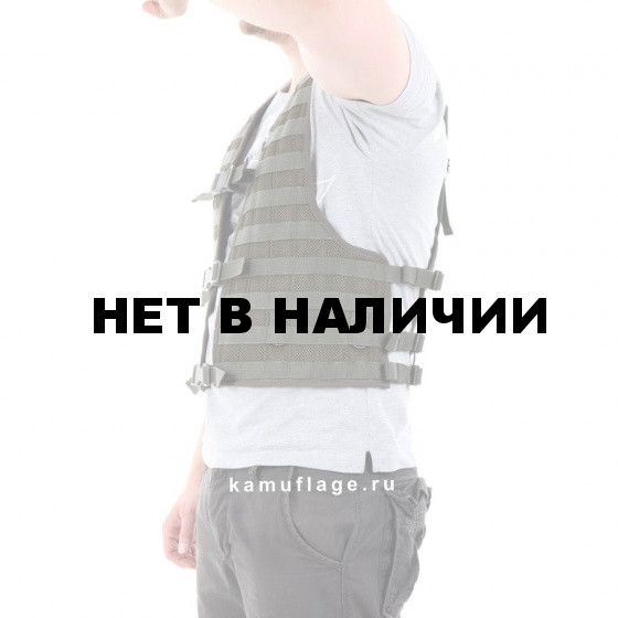 Жилет-основа KE Tactical Скорпион на MOLLE с застежкой на молнию и фастекс олива тёмная