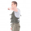 Жилет-основа KE Tactical Скорпион на MOLLE с застежкой на молнию и фастекс олива тёмная