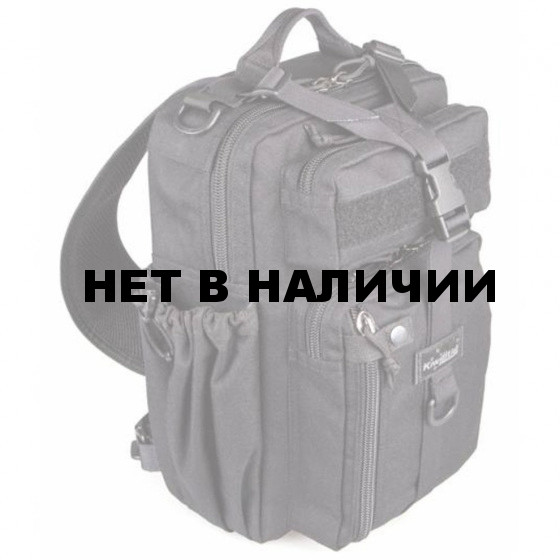 Рюкзак однолямочный Kiwidition Tawaho City 10л Nylon 1000 den черный