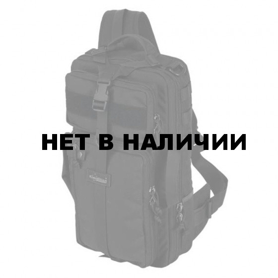 Рюкзак однолямочный Kiwidition Tawaho City 15л Nylon 1000 den черный