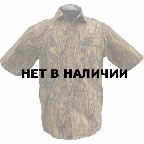 Рубашка ХСН с коротким рукавом (лес)
