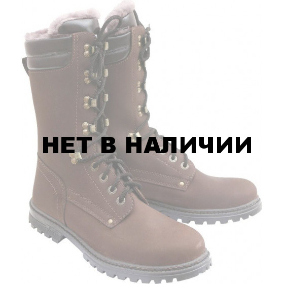 Сапоги ХСН Пойнтер натуральный мех коричневые