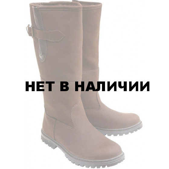 Сапоги ХСН Сарматы натуральный мех коричневые