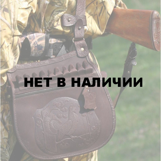 Ягдташ ХСН кожа с теснением