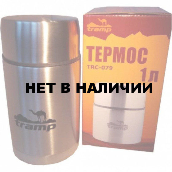 Термос Tramp с широким горлом 1 л, нержавеющая сталь