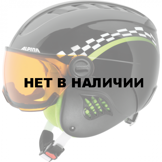 Зимний Шлем Alpina CARAT VISOR black-green 