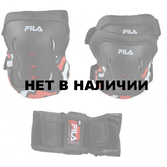 Комплект защиты FILA 2014 Fitness Gear (Колени локти запястья) Black