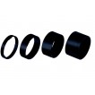Проставочные кольца BBB LightSpace 1-1/8 5/10/15/20mm alloy black (BHP-36)