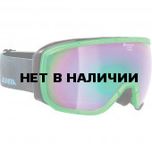Очки горнолыжные Alpina SCARABEO MM black/green/print (star cluster) (б/р:ONE SIZE)