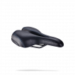 Седло BBB SportPlus Active Leather ergonomic saddle memory foam черный