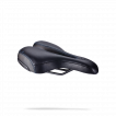 Седло BBB SportPlus Active Leather ergonomic saddle memory foam черный