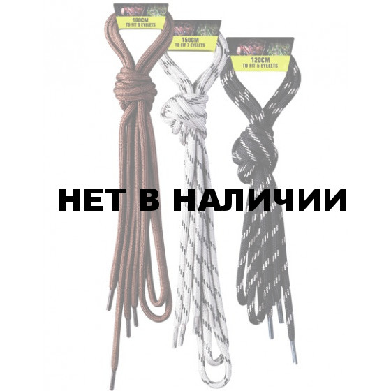 Шнурки GRANGERS Laces Laces 150cm stone/black