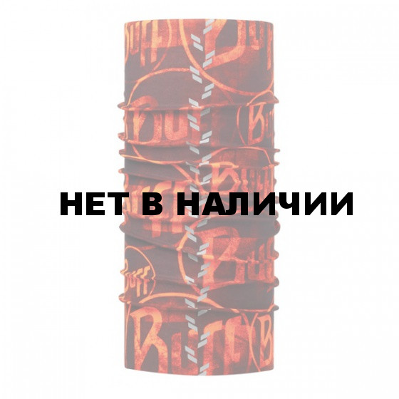 Шарф BUFF 2016-17 REFLECTIVE BUFF REFLECTIVE BUFF R-MULTI LOGO ORANGE FLUOR 