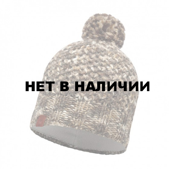 Шапка BUFF KNITTED & POLAR HAT MARGO BROWN TAUPE 