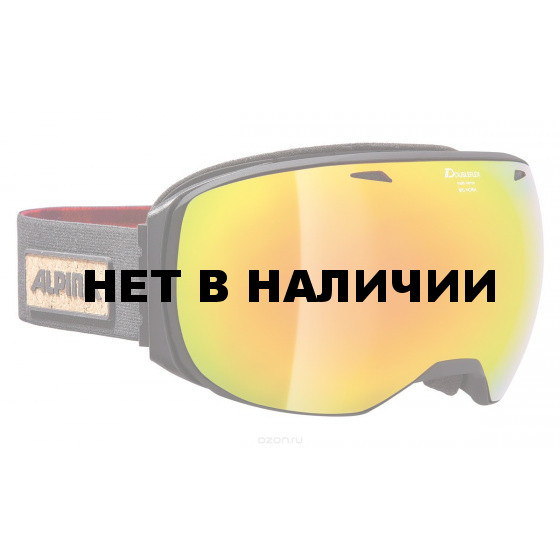 Очки горнолыжные Alpina GRANBY MM black/black-red (Lumberjack ) (б/р:ONE SIZE)