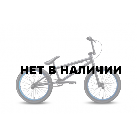 Велосипед Welt BMX Freedom 2016 matt black/blue anodized 