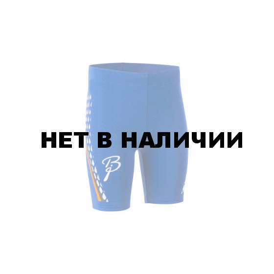 Тайтсы короткие беговые Bjorn Daehlie Junior Tights IGNITE Short Junior Surf the Web / Синий