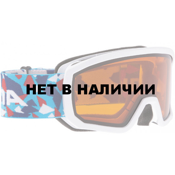 Очки горнолыжные Alpina SCARABEO JR. DH blue/white/red (Konfetti) (б/р:ONE SIZE)