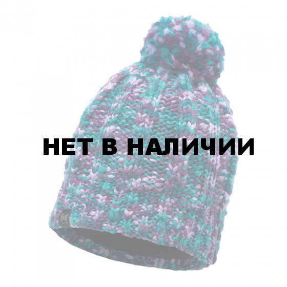 Шапка BUFF KNITTED & POLAR HAT LIVY TURQUOISE (US:one size)