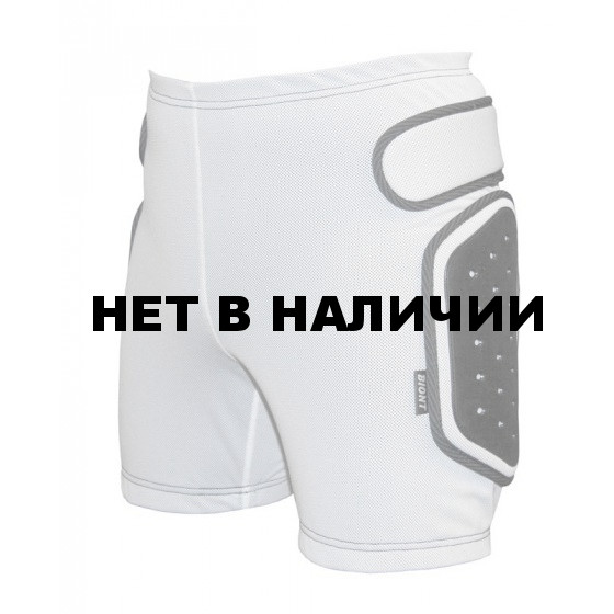 Защитные шорты BIONT Экстрим с открытым пластиком 8-10мм Белый 