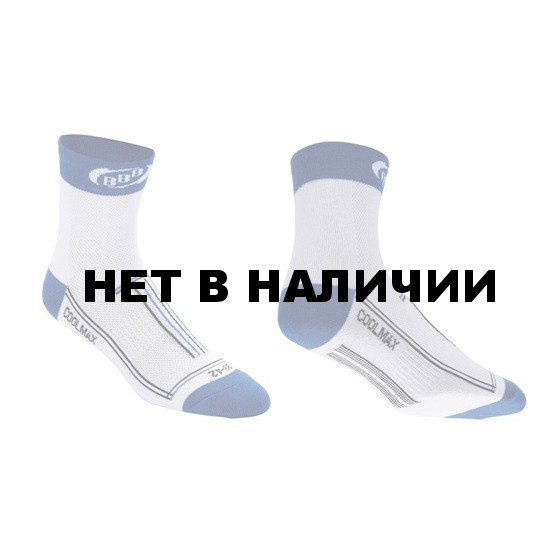 Носки BBB TechnoFeet long white blue (BSO-02) 