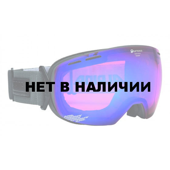 Очки горнолыжные Alpina GRANBY QM anthracite_QM blue sph. S2 