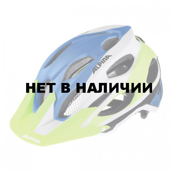 Летний шлем ALPINA 2016 Enduro Carapax blue-white-yellow 