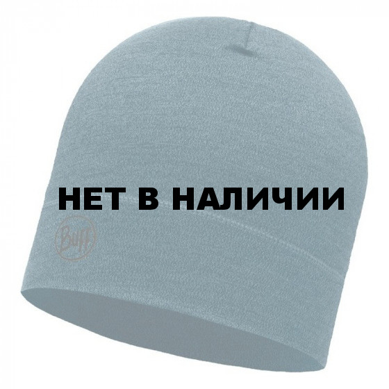 Шапка BUFF MIDWEIGHT MERINO WOOL HAT OCEAN MELANGE (US:one size)