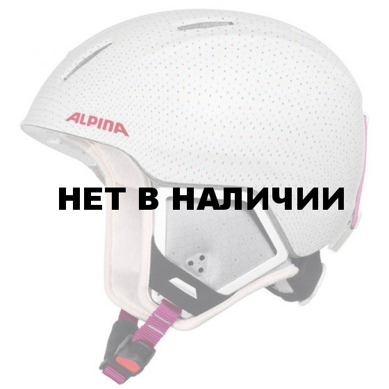 Зимний Шлем Alpina CARAT XT white-polka matt