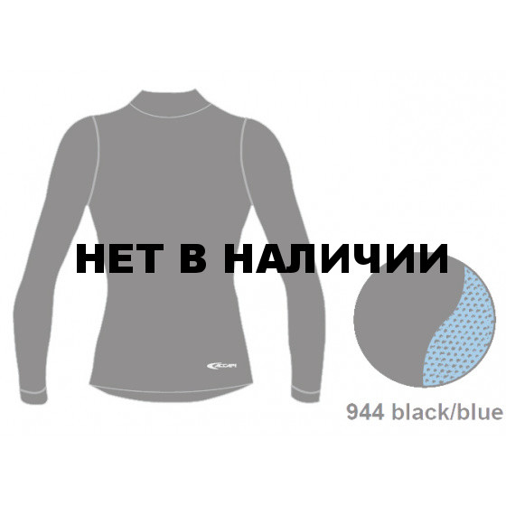 Футболка с длинным рукавом ACCAPI POLAR BEAR HEAVY WEIGHT LONG SLEEVE SHIRT - WOMENS black / blue () (US:XS)