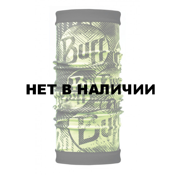 Бандана BUFF REVERSIBLE POLAR LOG US YELLOW FLUOR