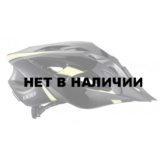 Летний шлем BBB Elbrus with visor matt black/neon yellow (BHE-34) 