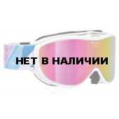 Очки горнолыжные Alpina CHALLENGE 2.0 MM white/blue/pink/print (periwinkle storm) (б/р:ONE SIZE)