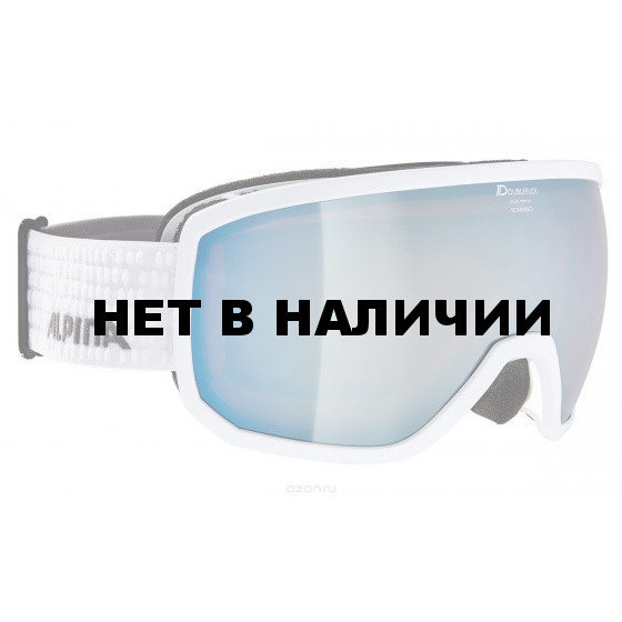 Очки горнолыжные Alpina SCARABEO MM white/grey (white dots) (L50)