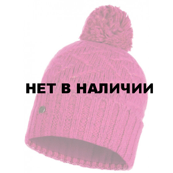 Шапка BUFF KNITTED & POLAR HAT EBBA BRIGHT PINK
