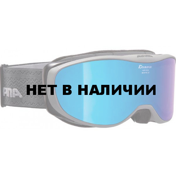 Очки горнолыжные Alpina CHALLENGE 2.0 DH anthracite/grey (zigzag) (б/р:ONE SIZE)