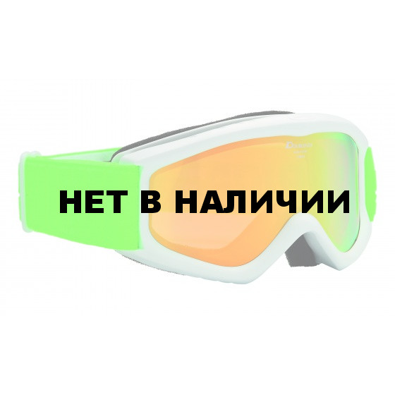 Очки горнолыжные Alpina Carat D MM white/green_MM Orange S2 