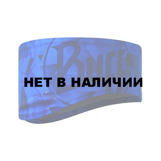 Повязка BUFF WINDPROOF HEADBAND TIP LOGO BLUE L/XL