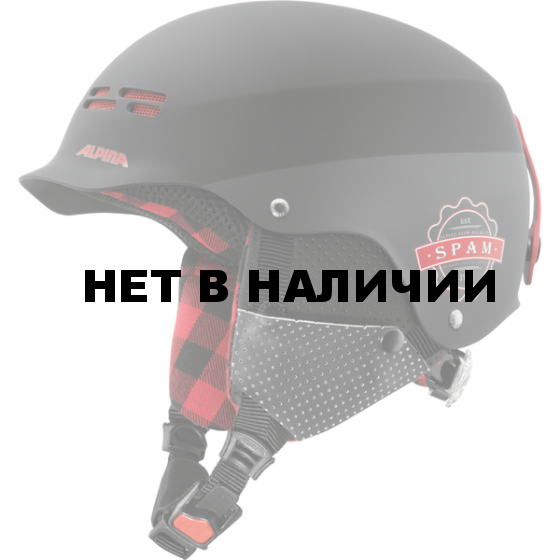 Зимний Шлем Alpina SPAM CAP black-lumberjack matt (см:54-57)
