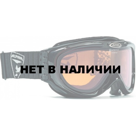 Очки горнолыжные Alpina CHALLENGE 2.0 QH black H/T
