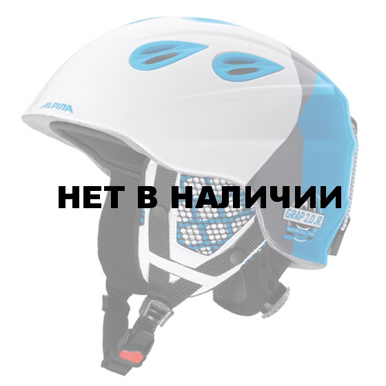 Зимний Шлем Alpina GRAP 2.0 JR white-silver-blue