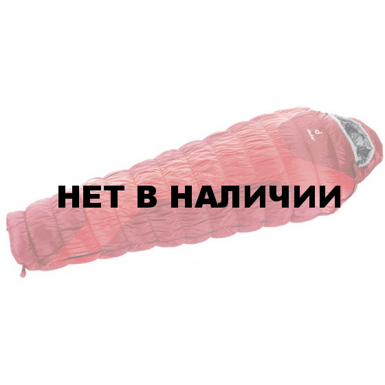 Спальник Deuter Sleeping Bags Exosphere -4 - L (прав) fire-cranberry