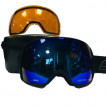 Очки горнолыжные Salice 605DARWF w. Coffre & Spare Lens BLACK-CHARCOAL/RW BLUE + SONAR