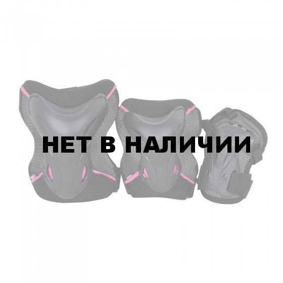 Комплект 3-х элементов защиты TEMPISH 2015 JOLLY 3-set (knee+elbow+wrists) Розовый