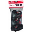 Комплект защиты FILA 2014 Junior Gear (Колени локти запястья) Black/Red
