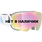 Очки горнолыжные Alpina GRANBY S MM white/blue/pink/print (periwinkle storm) (б/р:ONE SIZE)