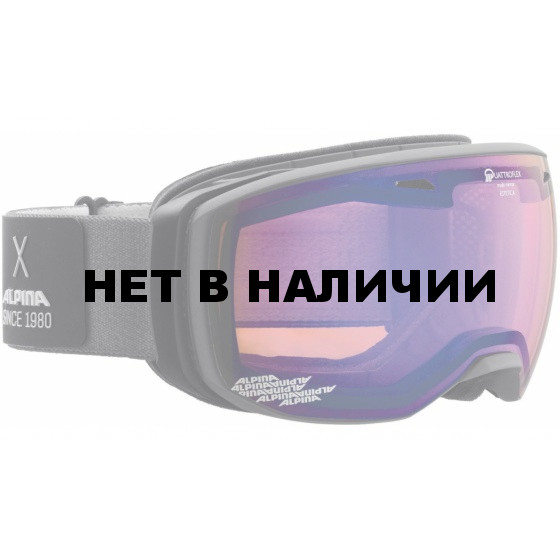 Очки горнолыжные Alpina ESTETICA QMM anthracite_QMM blue sph S2 