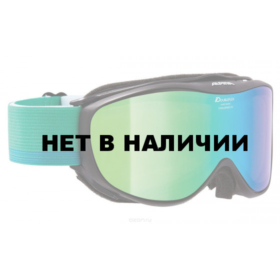 Очки горнолыжные Alpina CHALLENGE 2.0 MM green/white/blue (coldgreen) (M40)